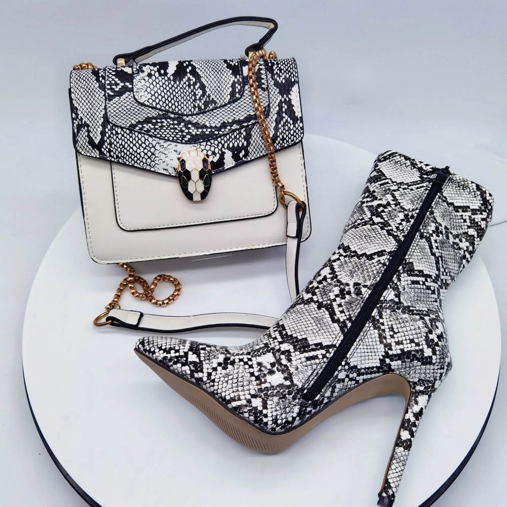 Snakeskin Boot Set - Picture 2 of 3